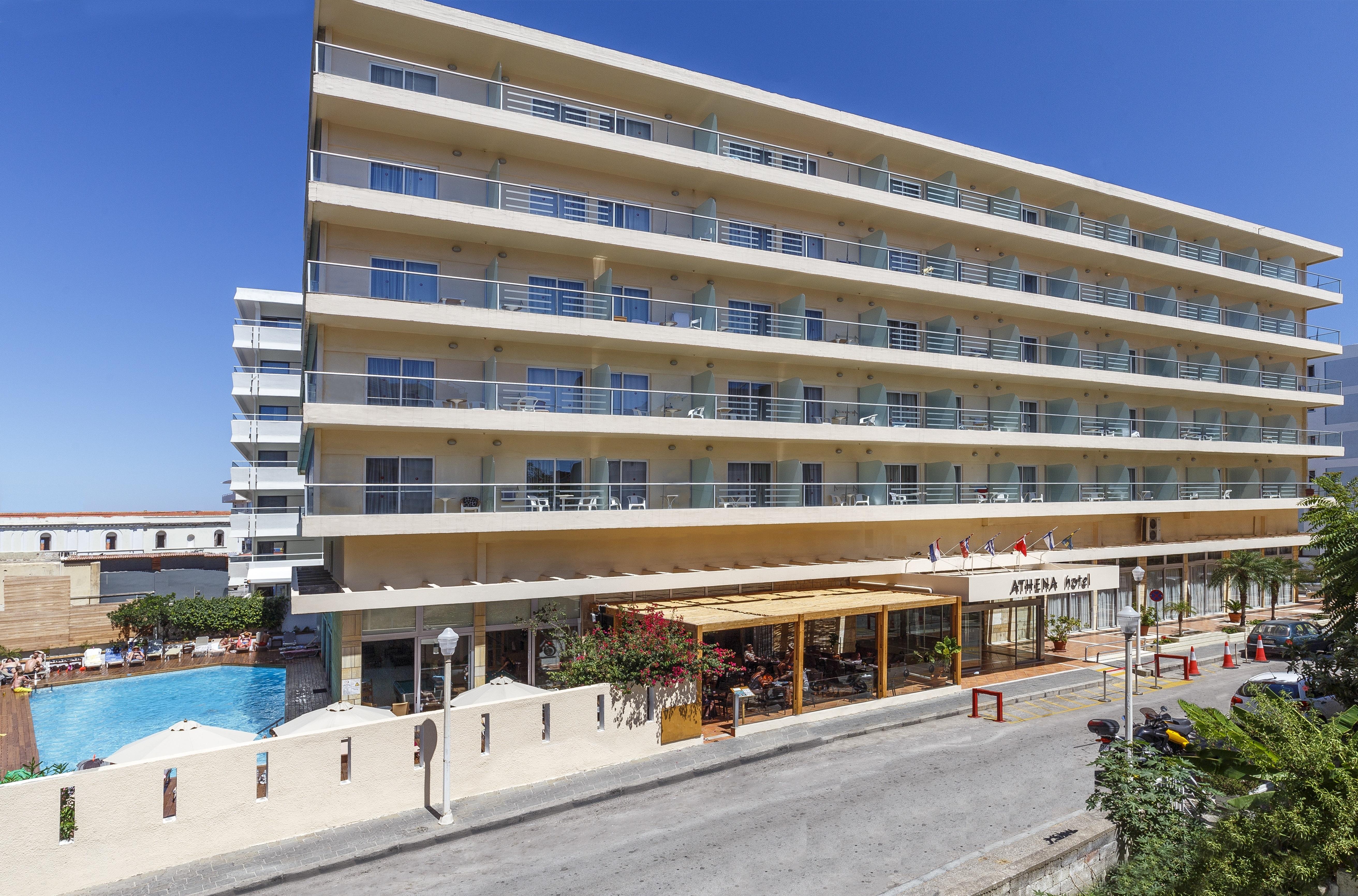 Athena Hotel Rhodes City Exterior foto